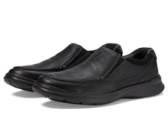 Clarks Cotrell Free Mens Shoes Black Oily Leather : 10.5 D - Medium, Leather/Textile