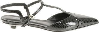Sergio Levantesi Schoenen, Dames, Zwart, 38 EU, Leer, Fiamma Slingback Schoenen