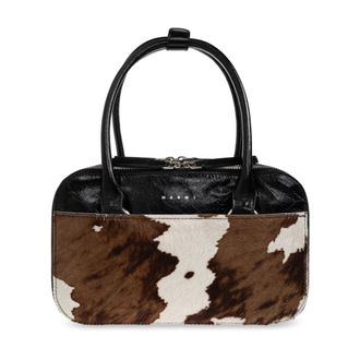 Marni Dames, Tassen, Bruin, Maat: ONE Size Leer