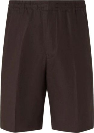 Ermenegildo Zegna Korte Broeken, Heren, Bruin, L, Shorts