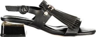 Laura Biagiotti Sandaal met Verstelbare Enkelband - Dames - Sandalen met hakken - Zwart - 36 EU - Schoenen