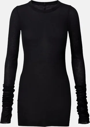Rick Owens RIbbed-knit jersey top