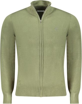 North Sails Mens Zip Up Cardigan - Light Grey Nylon - Size X-Large