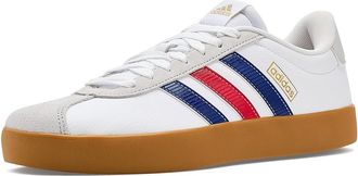 adidas VL Court 3.0 Mens Shoes White/Pure Ruby/Mystery Ink : 11.5 D - Medium, Leather