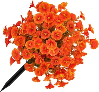 OEM Estaca Realista Para Planta De Flor De Campanilla - Naranja