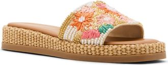 Steve Madden Boardwalk Slide Sandal in Floral Multi at Nordstrom, Size 7