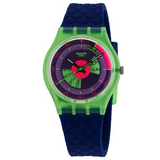 Swatch Neon Skychart Quartz Purple Dial Unisex Watch SO28G704