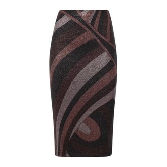 Pucci Iride Print Lurex Jersey Rok - Dames - Rokken - Veelkleurig - Maat: XS Jersey