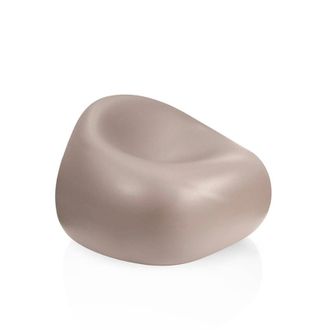 Plust Sill&oacute;n Para Exterior Jard&iacute;n Terraza Polietileno Dise&ntilde;o Moderno Gumball P1 - Beige Juta
