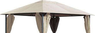 Quick-Star Quick-star - Ersatzdach 250g Garten Pavillon 3x4m Sand Antik Pavillondach Ersatzbezug
