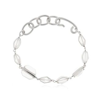 Jil Sander Bracelets, female, Gray, Size: ONE SIZE Bracelet with applications