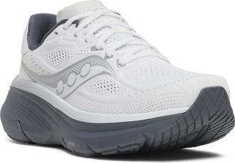 Saucony Guide 19 Running Shoe in White/shadow at Nordstrom, Size 10.5