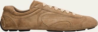Prada Mens Montecarlo Re-Edition 2005 Suede Sneakers