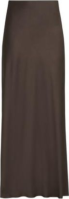 Brunello Cucinelli Fluid Bias-Cut skirt in Cocoa at Nordstrom, Size 48 It