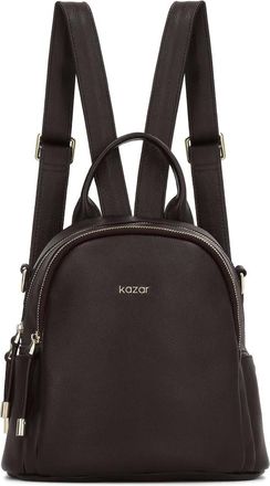 Kazar Freydis Rugzak - Dames - Tassen - Bruin - Maat: ONE Size Zijde