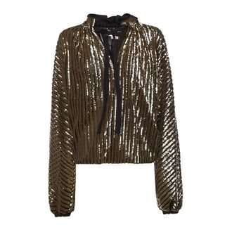 Genny Dames, Blouses & Shirts, Bruin, Maat: 2XS