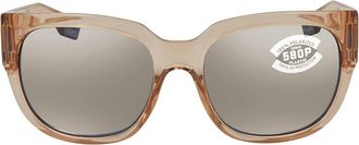 Costa Waterwoman Copper Silver Mirror Polarized Polycarbonate Ladies Sunglasses WTW 252 OSCP 55