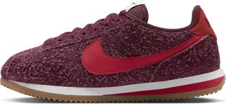 Nike Womens Cortez Suede Shoes in Red | IQ0025-600