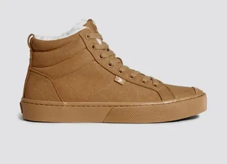 Cariuma Cariuma OCA Therma High Sneakers Mens All Camel Suede Casual Shoes GAL689