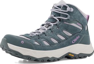 Oboz Footwear Sawtooth Ascent Mid B-dry Womens Hiking Boots Monsoon : 10.5 B - Medium, Leather