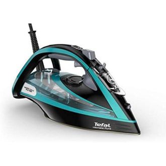 T-fal Ultimate Pure Fv9844 Plancha Vapor-seco Suela Durilium Autoclean 3200 W Negro, Azul - Tefal