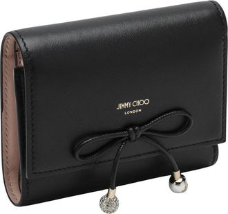 Jimmy Choo London Continental Portemonnee - Dames - Portefeuilles - Zwart - ONE Size - Accessoires