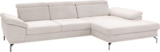 Sit&more Ecksofa &raquo;Scorpio L-Form&laquo; inklusive Sitztiefenverstellung, wahlweise mit Kopfverstellung