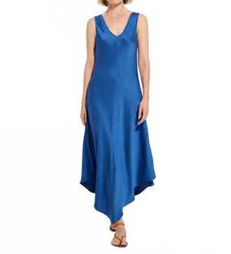 Lyss&eacute; Sakura Bias Handkerchief Dress In Palermo Blue