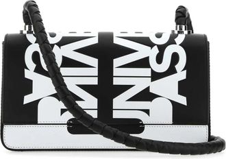 Burberry Tweekleurige leren crossbodytas - Heren - Schoudertassen - Veelkleurig - ONE Size - Leer - Tassen