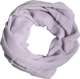 Dolce & Gabbana Paarse Zijden Wrap Shawl Sjaal - Dames - Zijden sjaals - Paars - ONE Size - Accessoires