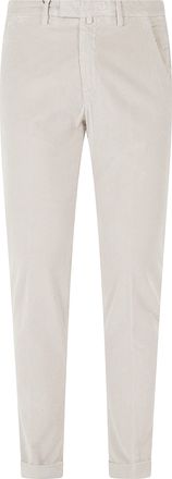 BRIGLIA 1949 Sand 1000R Tencel Velvet Straight-Leg Pants