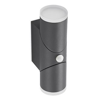 Lindby Lindby - L&aacute;mpara De Pared Exterior aspyn En Negro Aluminio
