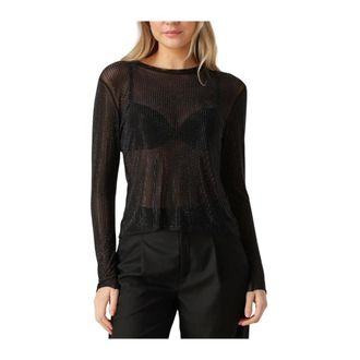 Gestuz Overhemden, Dames, Zwart, XS, Leer, Gzkareen Top