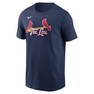 Nike St. Louis Cardinals City Connect Logo Nike Mens MLB T-Shirt in Blue | N19944BSCN-PPS