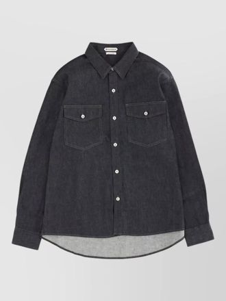 J.W.Anderson oversized denim shirt button down collar