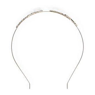 Red Valentino Shiny Metal Headband - Dames - Haaraccessoires - Grijs - ONE Size - Accessoires