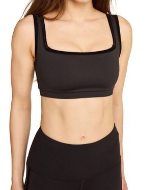 Strut-This Margot Bra In Black Velvet