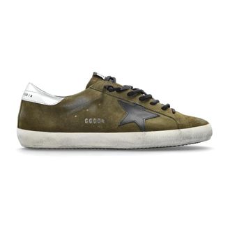 Golden Goose Sneakers, male, Green, Size: 10 US Super-Star Sport Shoes