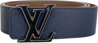 Louis Vuitton Pre-owned Belts, male, Blue, Size: ONE SIZE Pre-owned Standard Belt