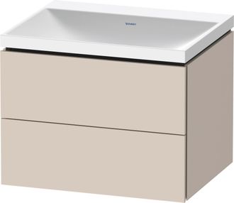 Duravit Duravit L-cube Conjunto En C Suspendido, 2 Cajones, Sin
