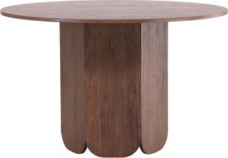 VE DESIGN Runder Design Esstisch Tekla &oslash; 120 cm, Mocca