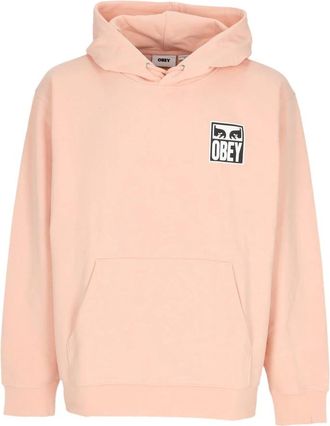 Obey Ogen Icoon Lichtgewicht Hoodie - Heren - Hoodies - Roze - XL - Katoen - Hoodies & sweatvesten