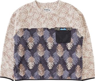 Kavu Kelowna Pullover Sweatshirt - Womens in Leaf Layout at Nordstrom, Size X-Small