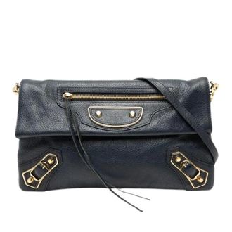 Balenciaga Pre-owned Clutches, female, Blue, Size: ONE SIZE Pre-owned Envelope Clutch