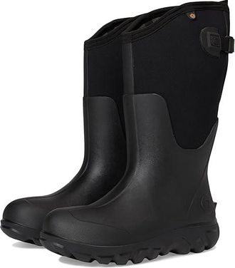 Bogs Classic Seamless Tall Adjustable Calf Womens Rain Boots Black : 11 M, Rubber