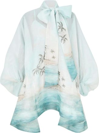 Zimmermann Abito corto Illuminate - Blu