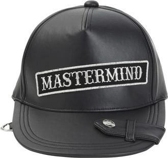 MASTERMIND WORLD Faux Leren Pet - Heren - Accessoires - Zwart - Maat: L Leer