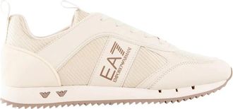 Emporio Armani Heritage Sneaker - Heren - Sneakers - Beige - 45 EU - Schoenen