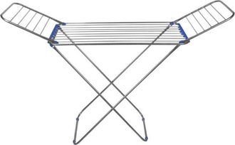 No Brand Tendedero De Caballete De Acero Inoxidable Gran Capacidad 20 Metros Lineales Compacto Y Robusto Para Uso Interior Y Exterior