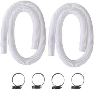 OEM Tubo Per Piscina - 32 Mm, 2 Pezzi, 150 Cm, Tubo Di Ricambio, Adatto Per Pompa Intex 330/530/1000 Gph